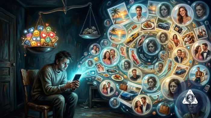 Redes Sociais e Comparação Social: Por Que Rolar o Feed Faz Você se Sentir Pior
