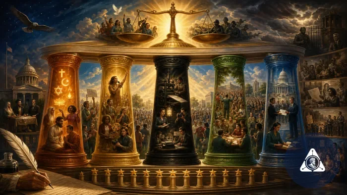A Primeira Emenda: Liberdade de Religião, Expressão, Imprensa e Reunião nos EUA