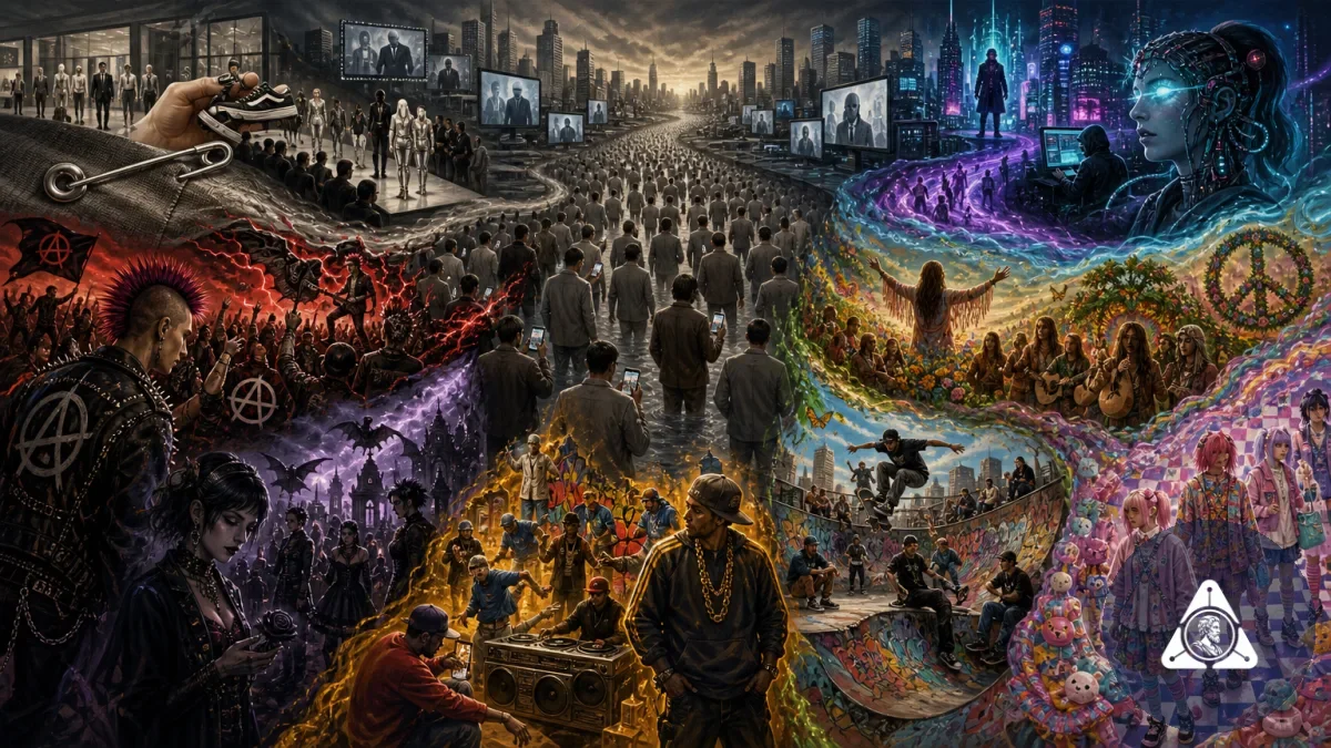Subculturas: Como Grupos Criam Identidades Próprias Dentro da Cultura Mainstream