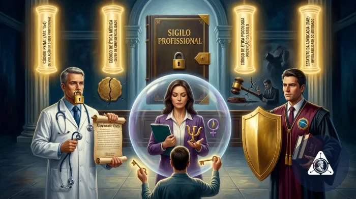 Sigilo Profissional: O Que a Lei Exige de Médicos, Psicólogos e Advogados