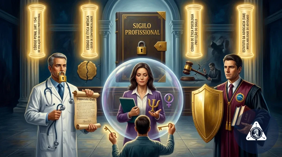 Sigilo Profissional: O Que a Lei Exige de Médicos, Psicólogos e Advogados