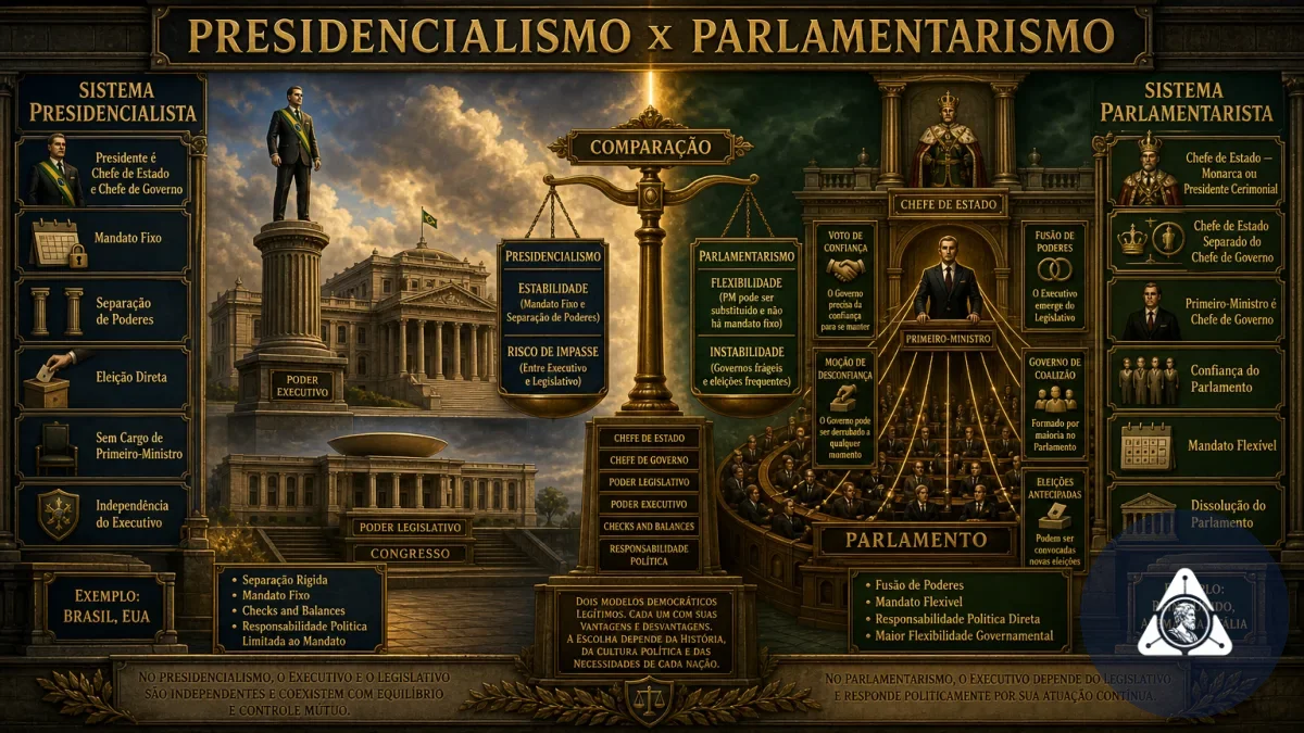 O Que É Sistema Presidencialista x Parlamentarista? As Diferenças