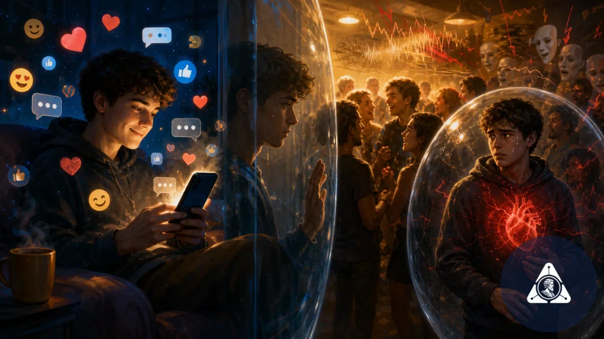Ansiedade Social na Era Digital: Por Que Interagir Online Ficou Mais Fácil