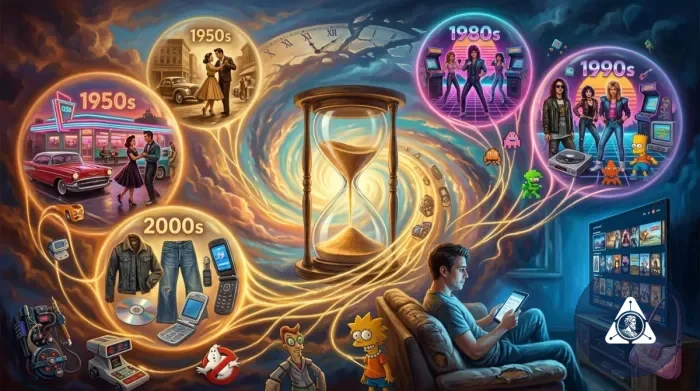 Nostalgia e Retromania: Por Que a Cultura Pop Não Para de Olhar Para o Passado