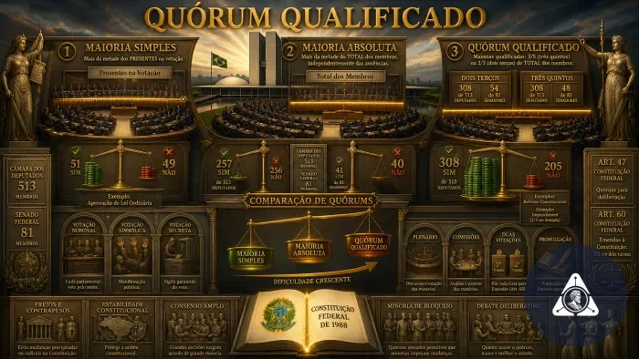 O Que É Quórum Qualificado? Como Funcionam as Votações no Congresso